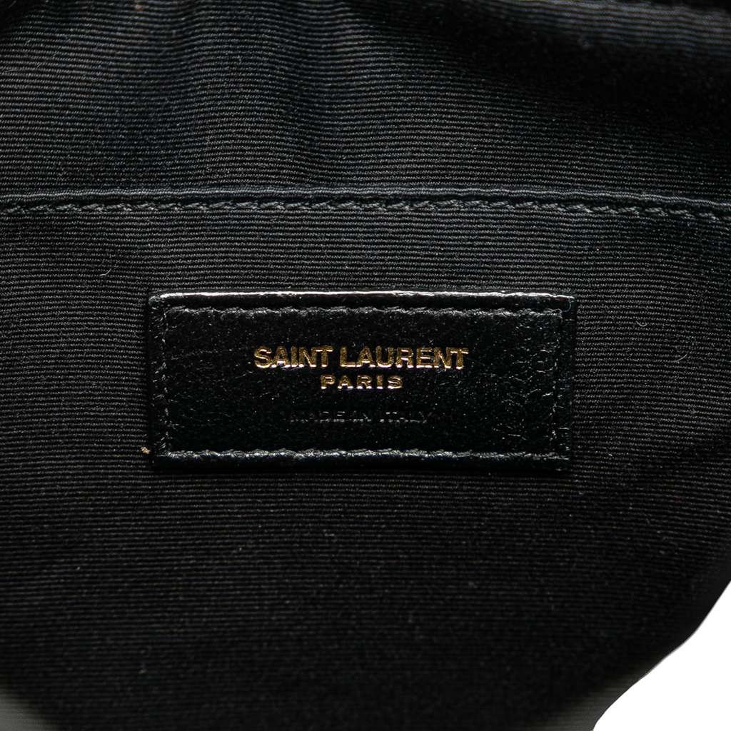 Saint Laurent Matelasse Leather Monogram Lou Camera Bag - 5