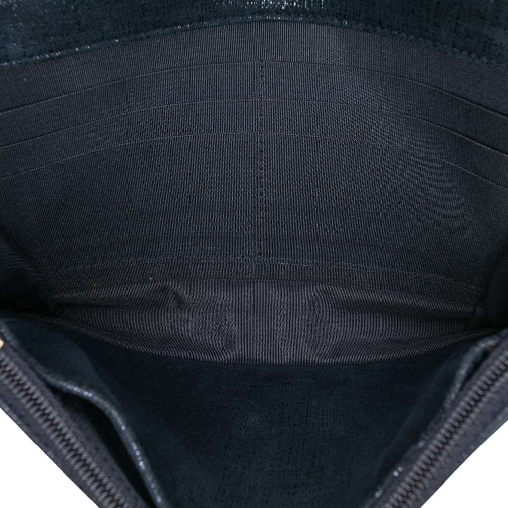 Chanel CC Quilted Metallic Fabric Wallet On Chain - 4