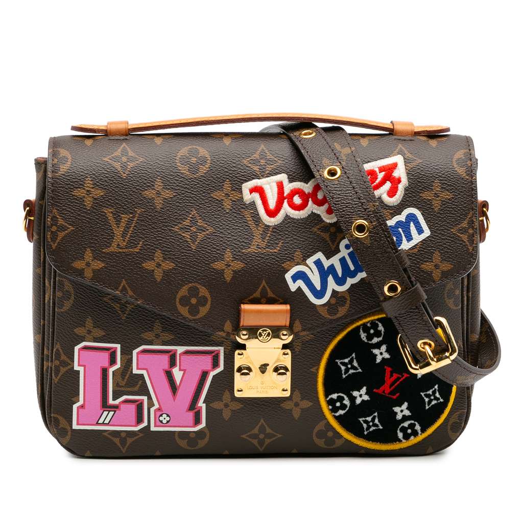 Louis Vuitton Monogram Patches Pochette Metis