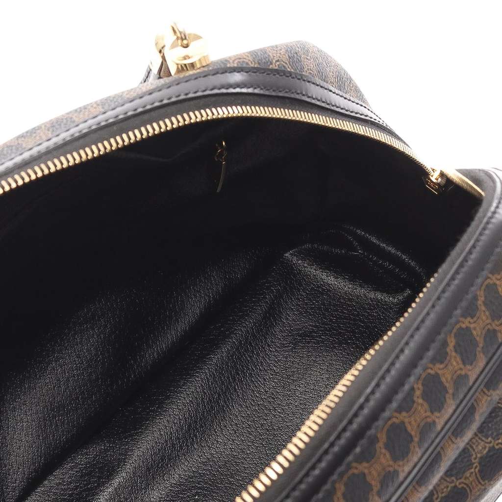 Celine Macadam Coated Canvas Handbag - Image 6