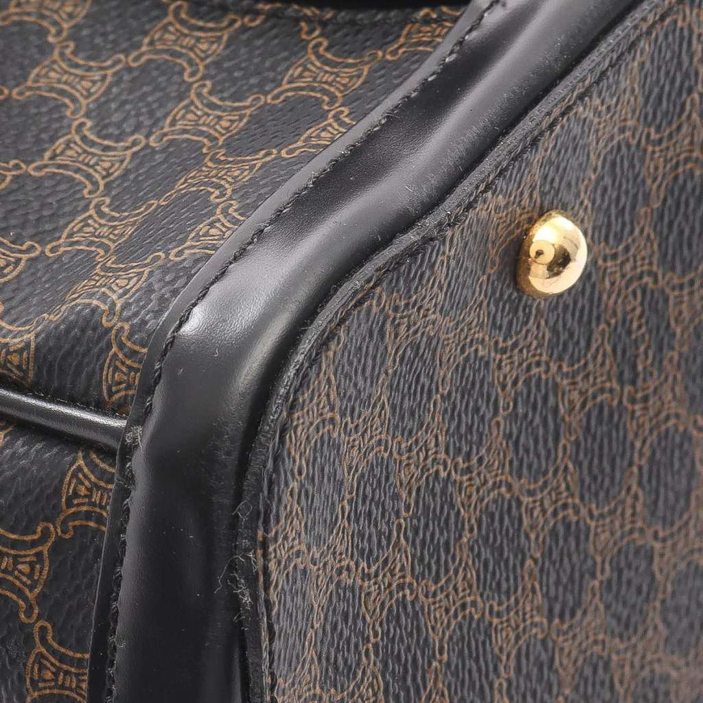 Celine Macadam Coated Canvas Handbag - Side view