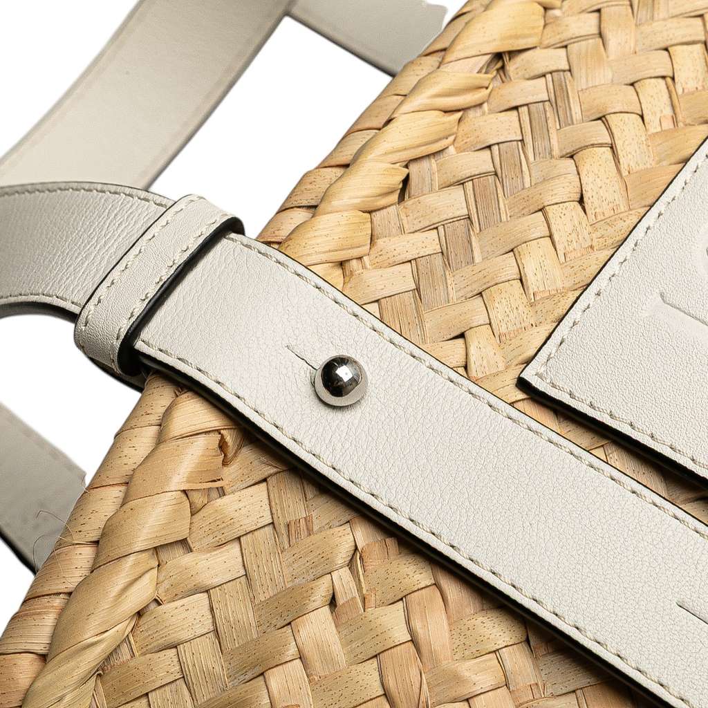 Loewe Small Raffia Basket Tote - Image 11