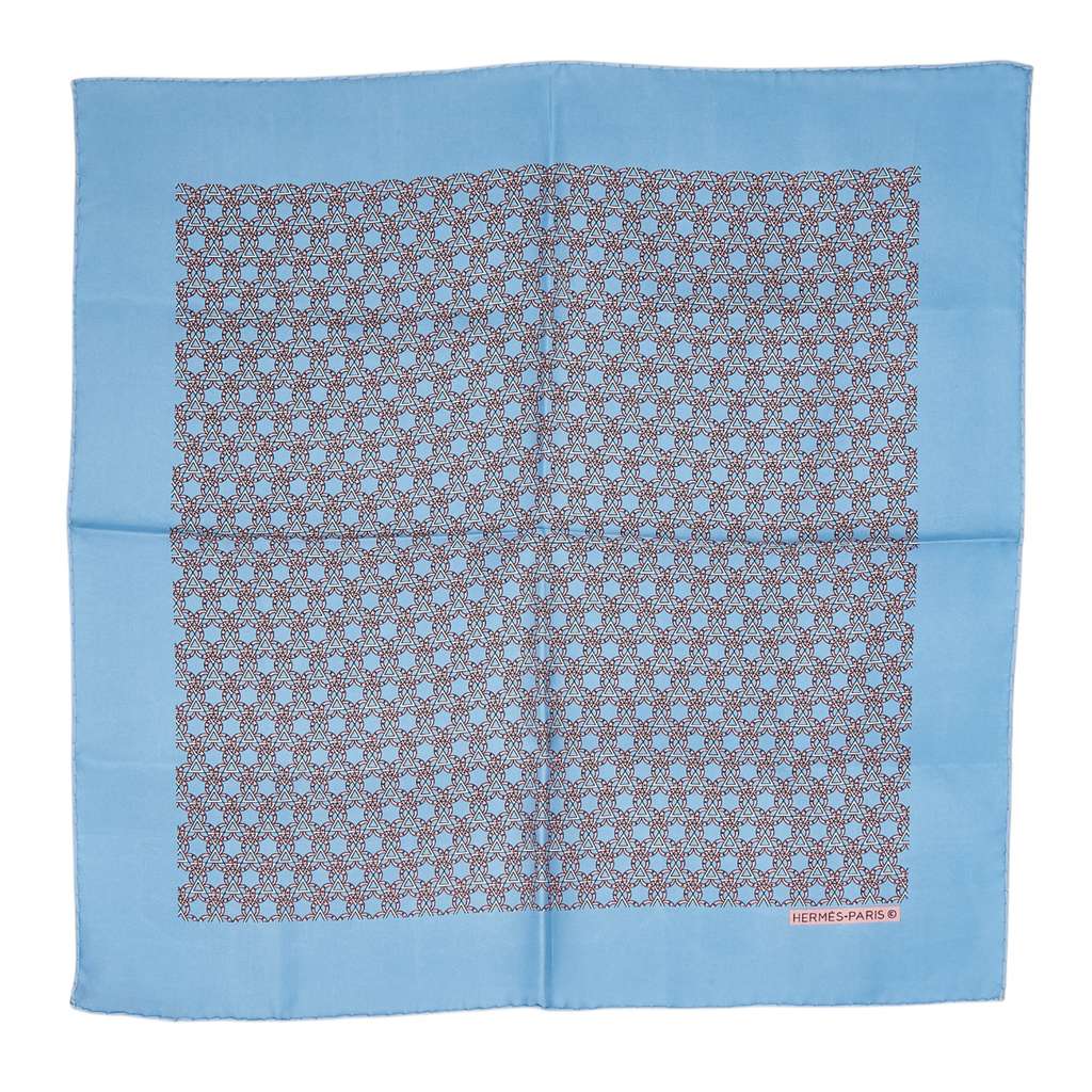 Hermès Printed Silk Handkerchief