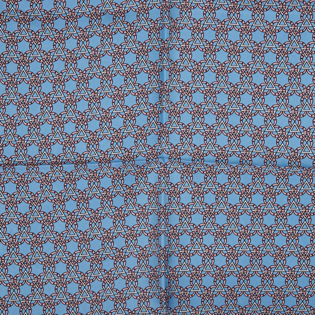 Hermès Printed Silk Handkerchief - Back view
