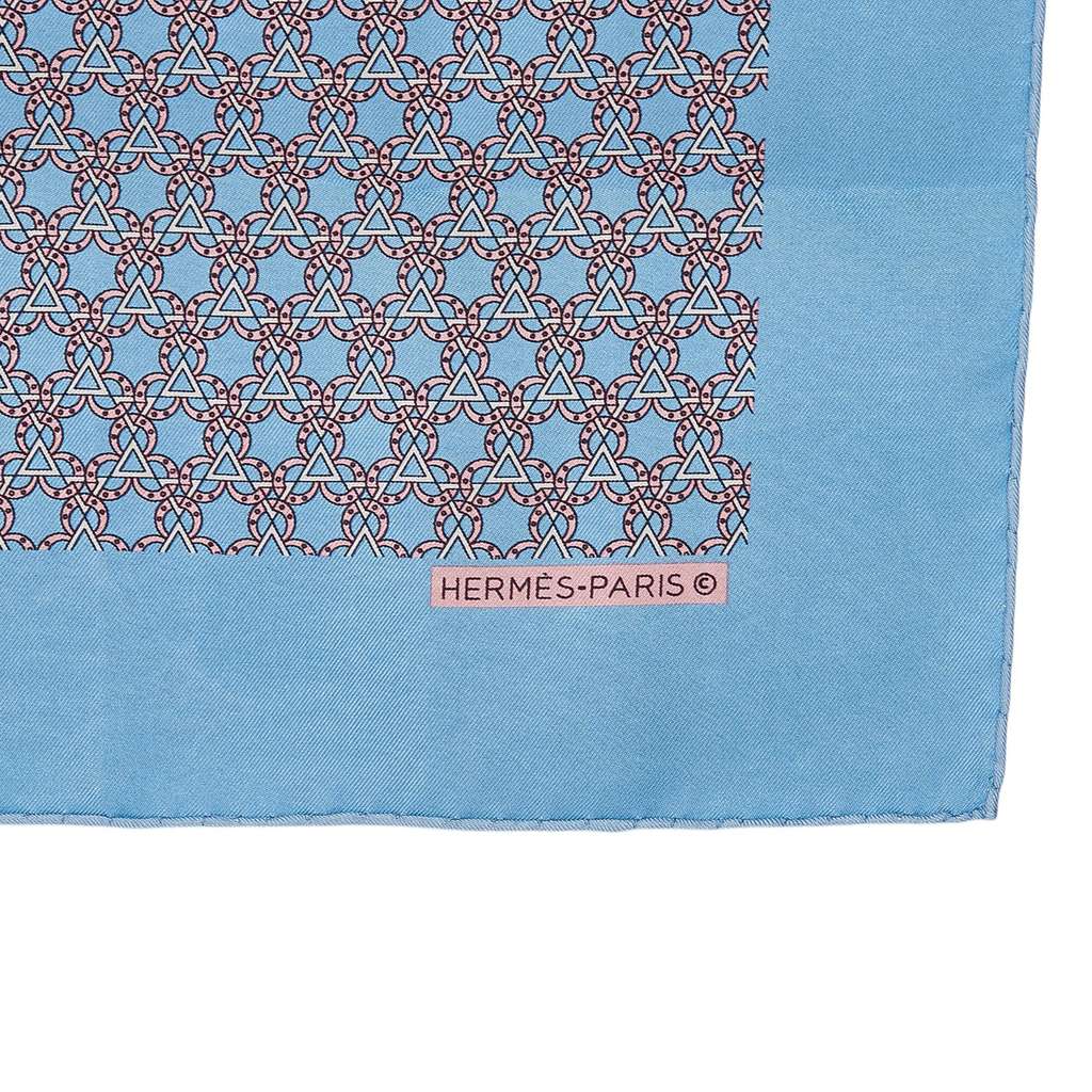 Hermès Printed Silk Handkerchief - Image 6