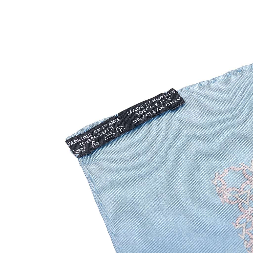 Hermès Printed Silk Handkerchief - 4