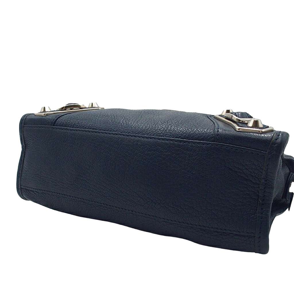 Balenciaga Mini Chevre Motocross Classic Metallic Edge City Satchel - 3