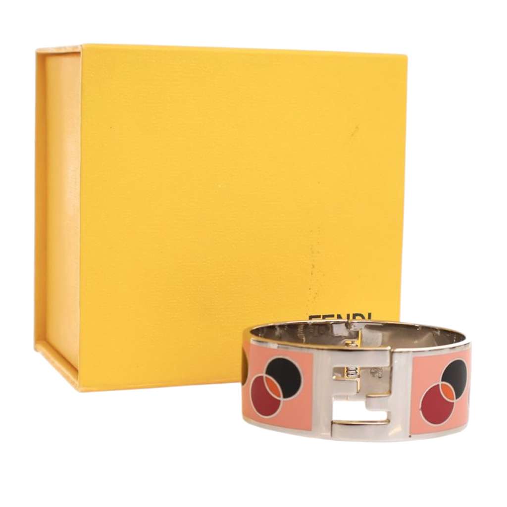Fendi Enamel Fendista Hinged Bracelet - Detail 2