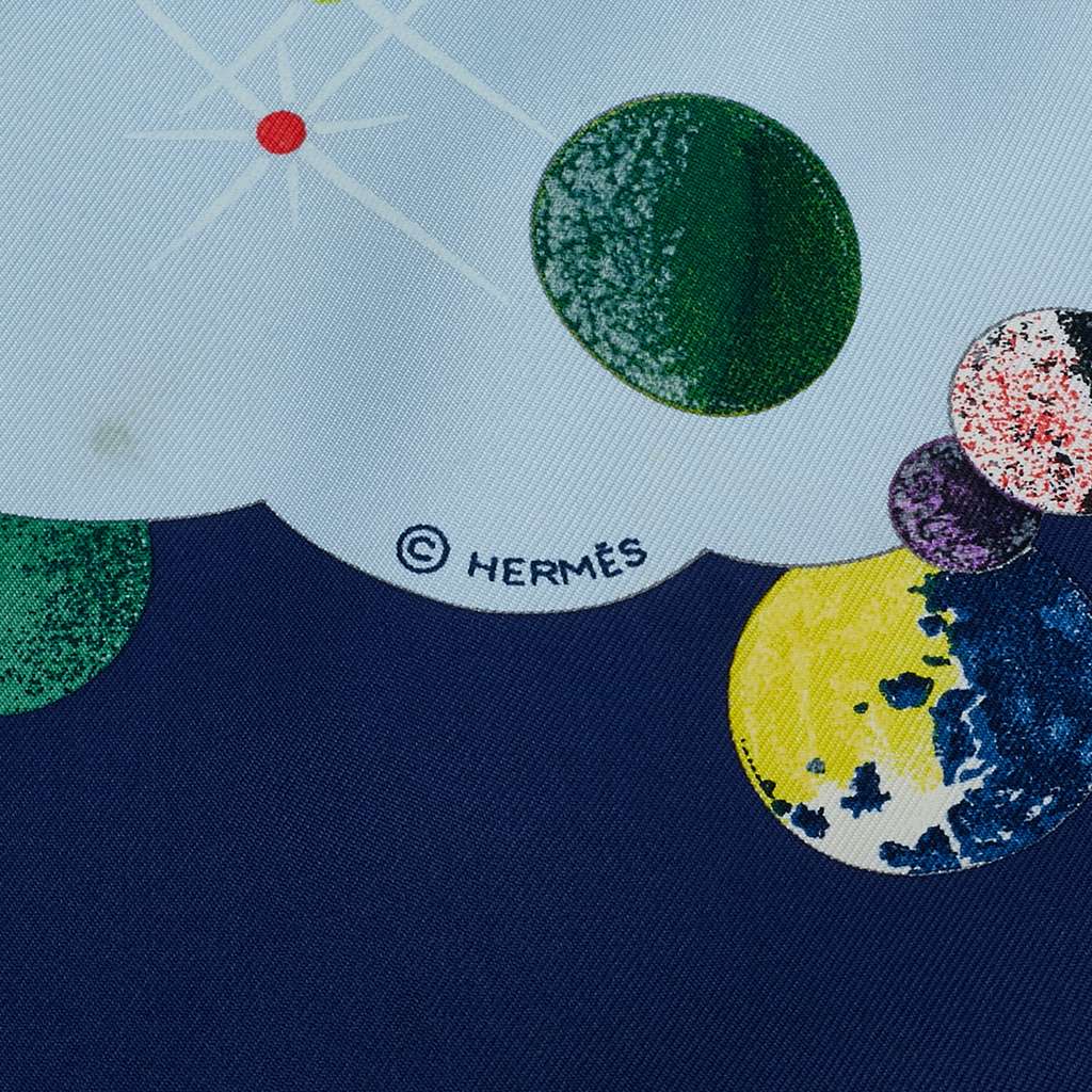 Hermès The Alfee 25th Anniversary Aube Libre Comme Lange Silk Scarf - Detail 1