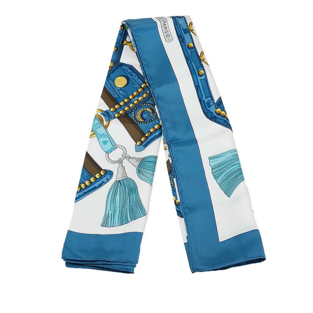 Hermès Aux Champs Silk Scarf