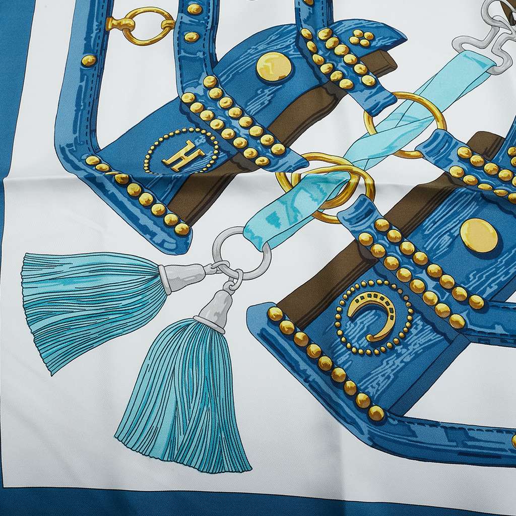 Hermès Aux Champs Silk Scarf - 4