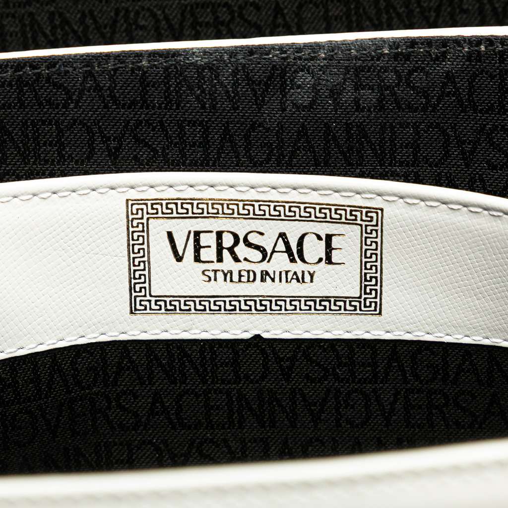 Versace Leather Sunburst Satchel - 5