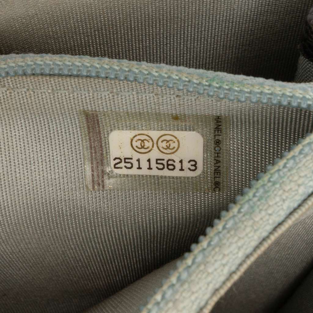 Chanel Paris-Cuba Square Quilted Caviar Thread Around Wallet On Chain - Detail 1