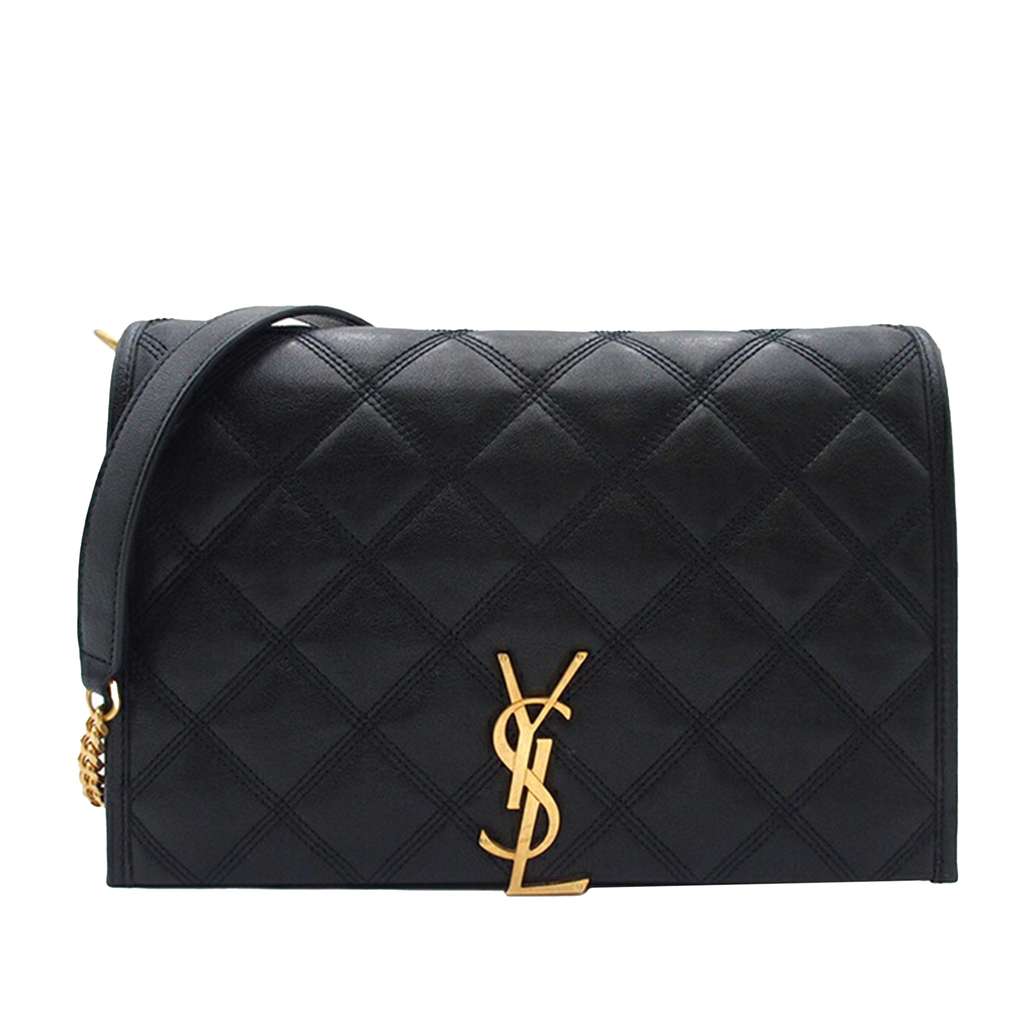 Saint Laurent Mini Quilted Lambskin Becky Chain Shoulder Bag