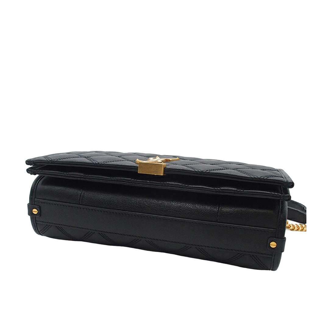 Saint Laurent Mini Quilted Lambskin Becky Chain Shoulder Bag - Image 6