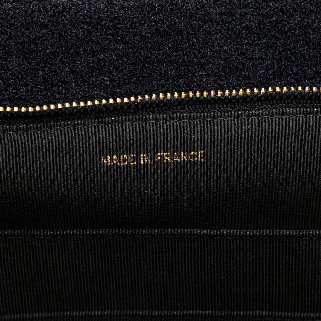 Chanel Quilted Terry Cloth Frame Bag - 5