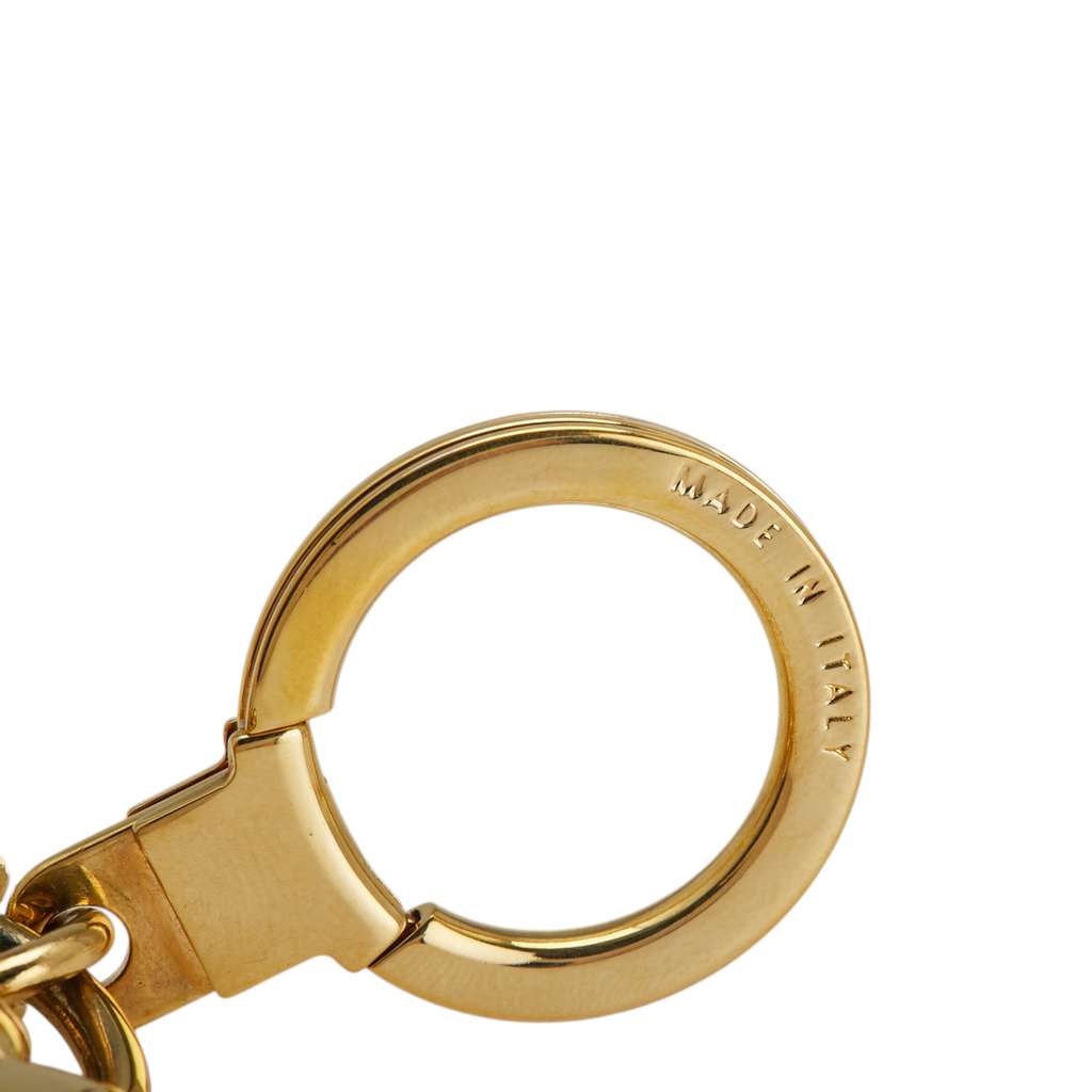 Louis Vuitton Gold Plated Porte Cles Cadenas Bag Charm and Key Holder - 3