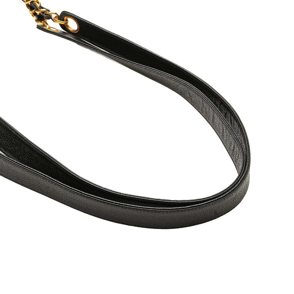 Chanel Caviar Front Pocket Chain Tote - Image 12