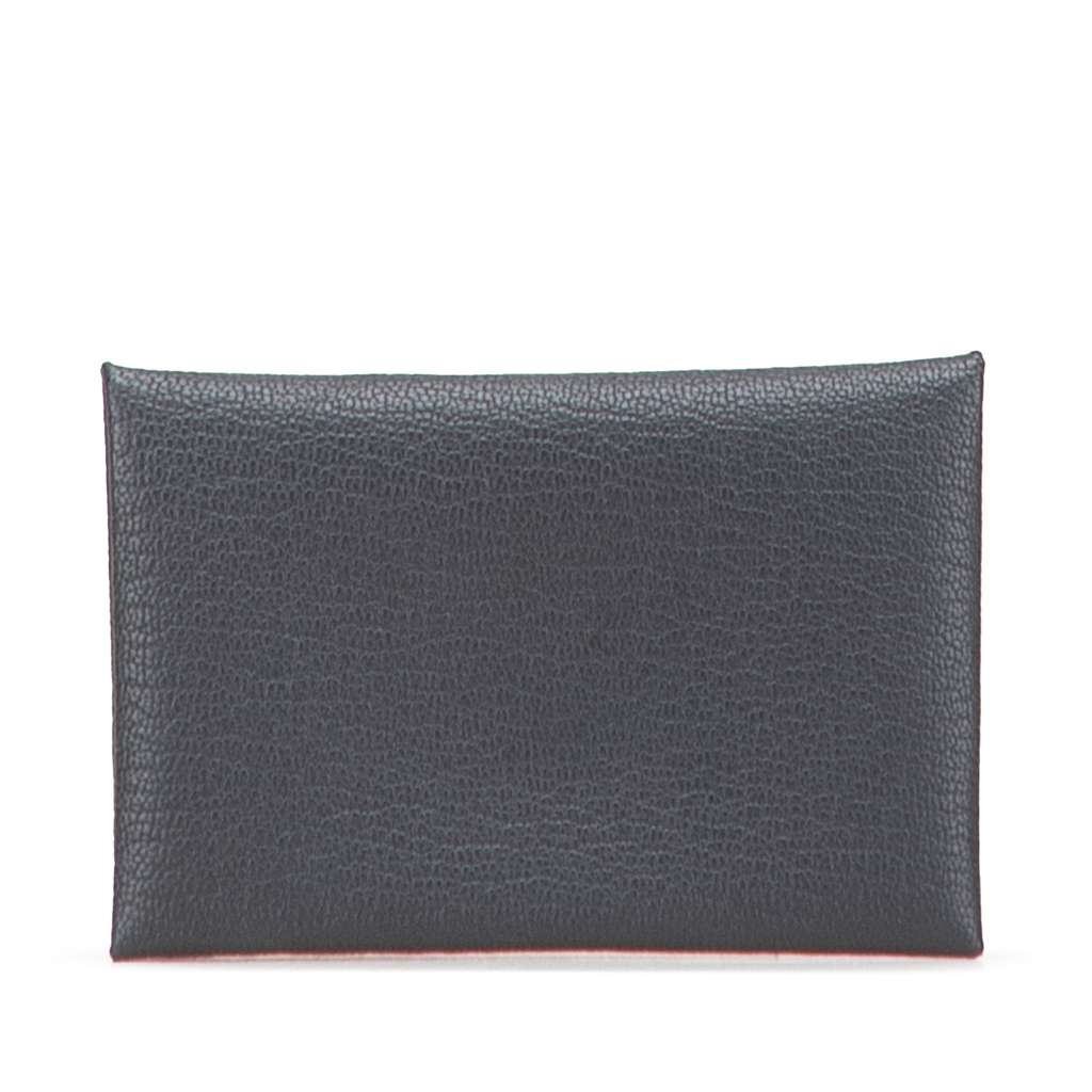 Hermès Chevre Mysore Calvi Duo Compact Verso Card Holder