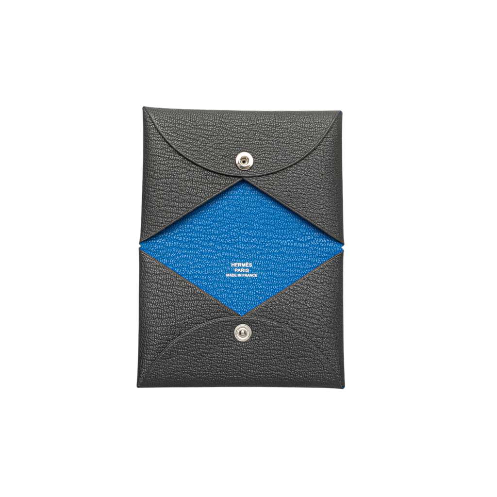 Hermès Chevre Mysore Calvi Duo Compact Verso Card Holder - 4