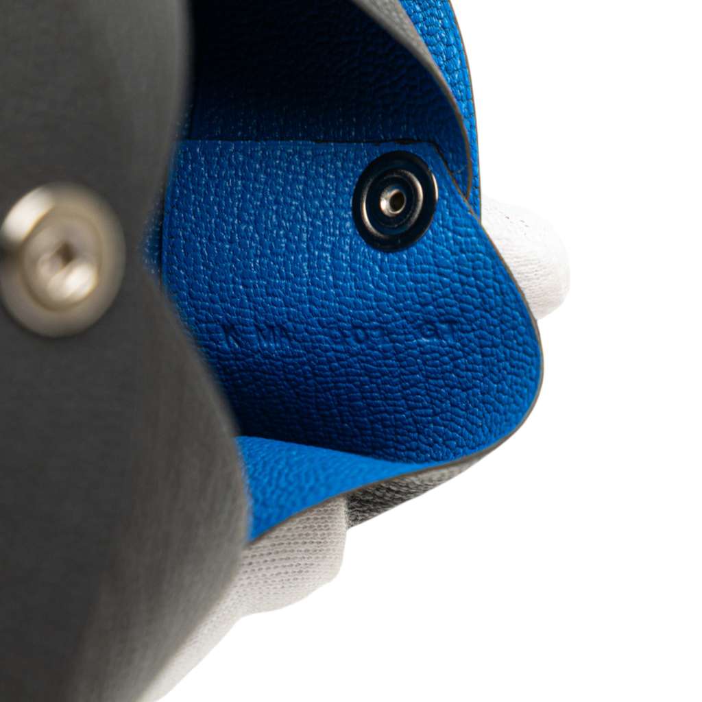 Hermès Chevre Mysore Calvi Duo Compact Verso Card Holder - Detail 1