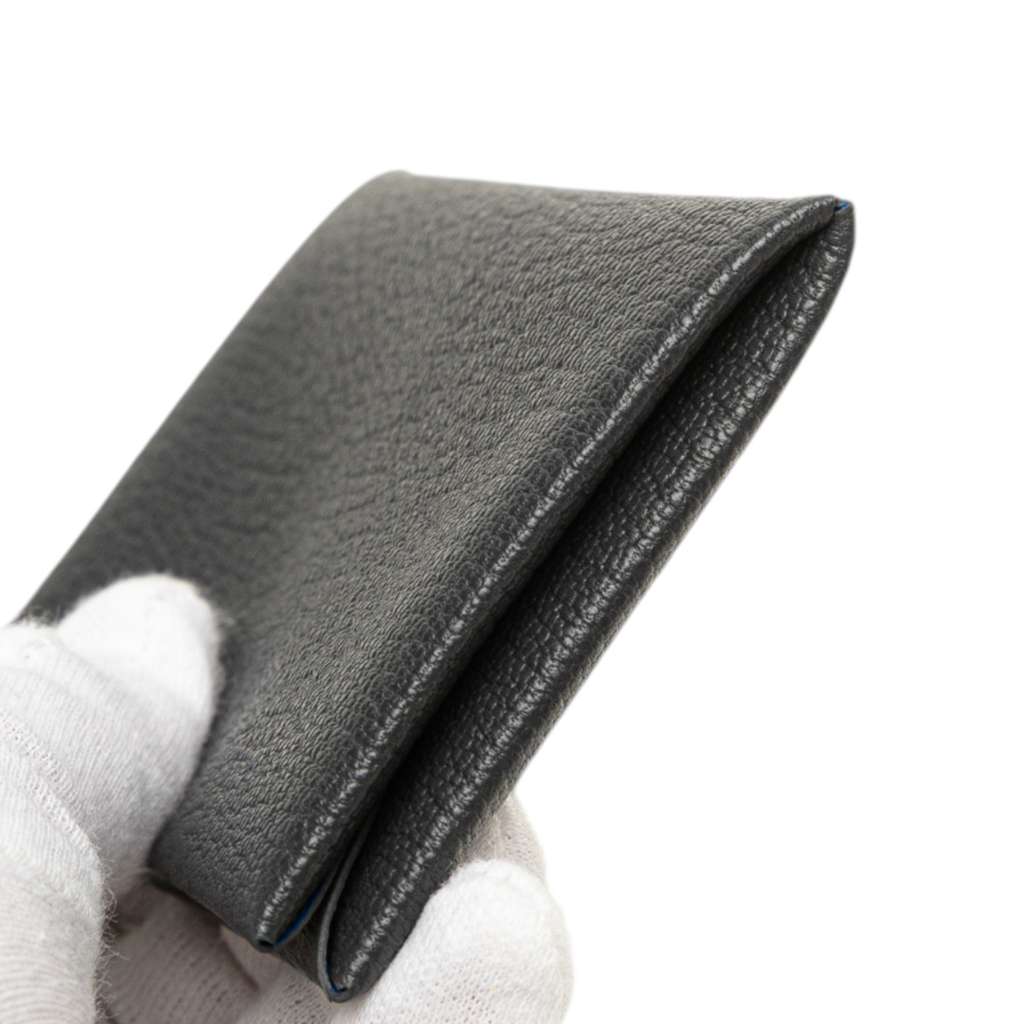 Hermès Chevre Mysore Calvi Duo Compact Verso Card Holder - Image 10