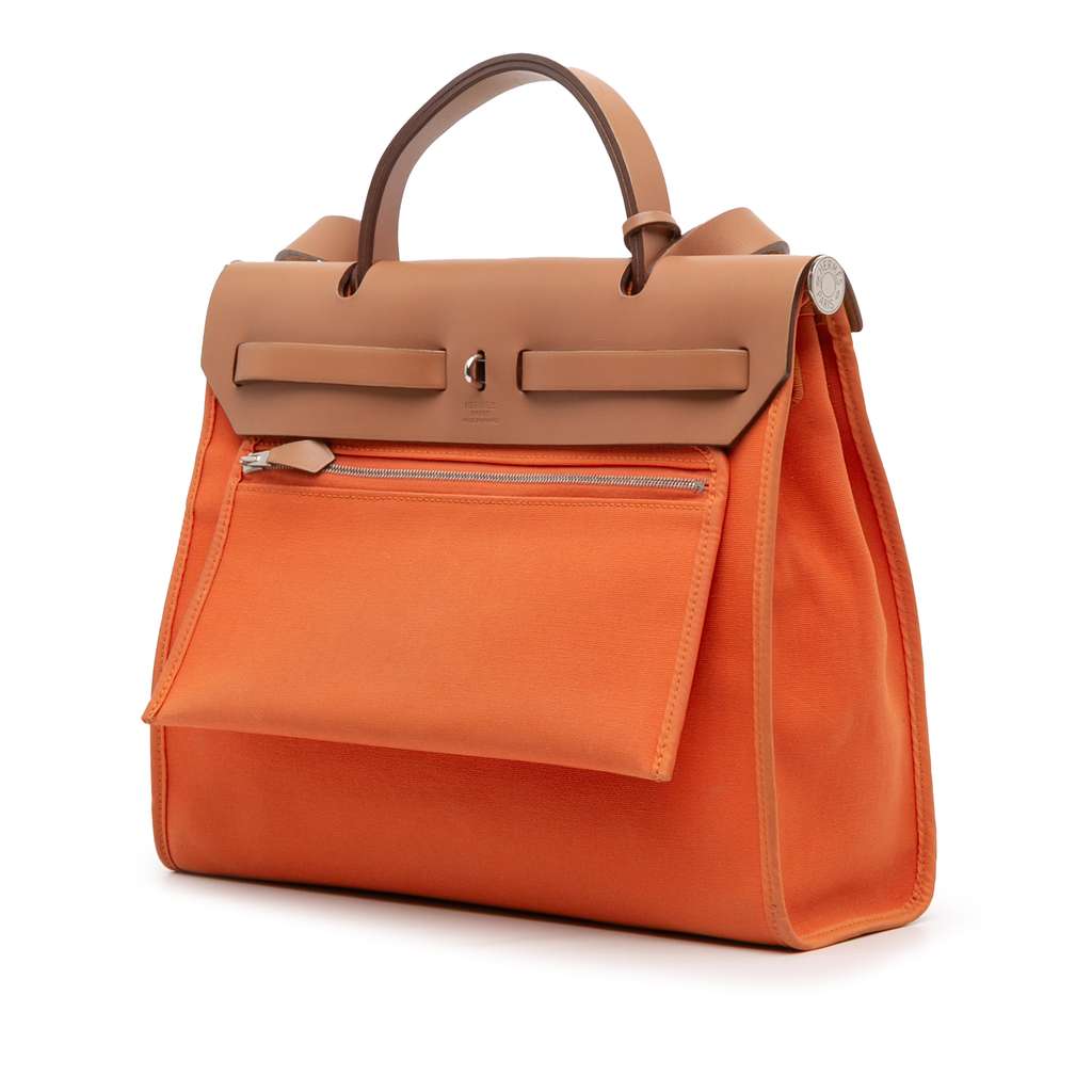 Hermès Toile Herbag Zip 31 - Back view