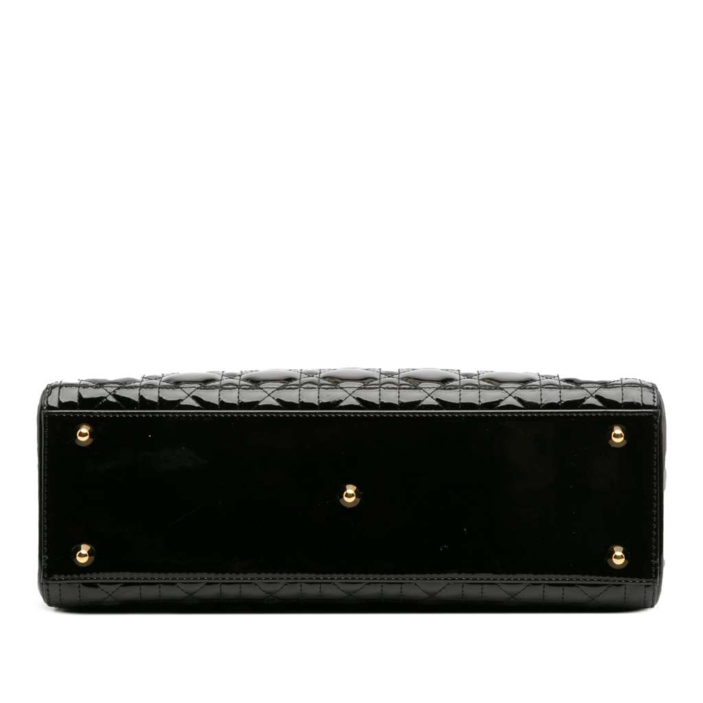 Dior Large Patent Cannage Lady Dior - 3
