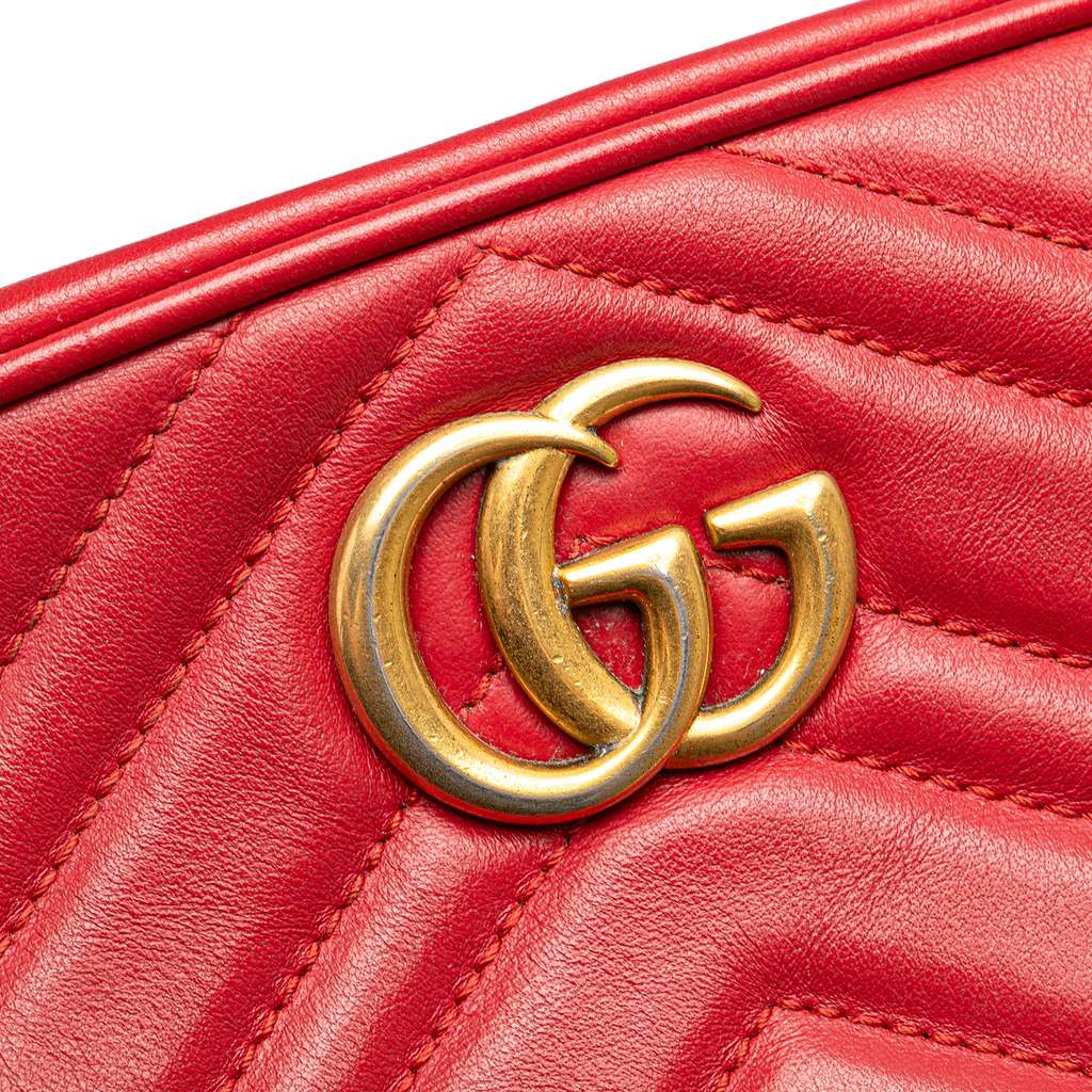 Gucci Mini GG Marmont Matelasse Leather Crossbody - Image 11