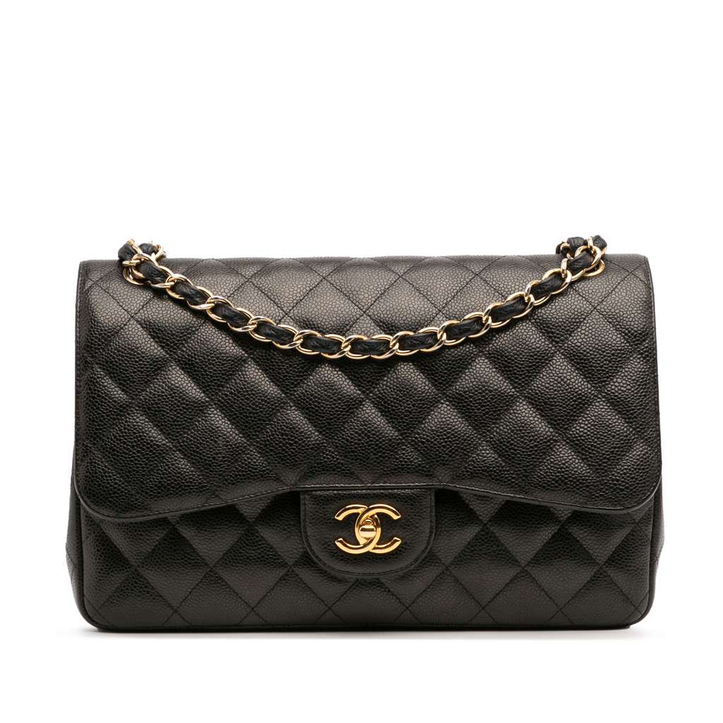 Chanel Jumbo Classic Caviar Double Flap