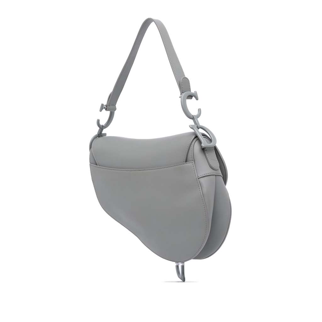Dior Ultra Matte Calfskin Saddle Bag - Back view