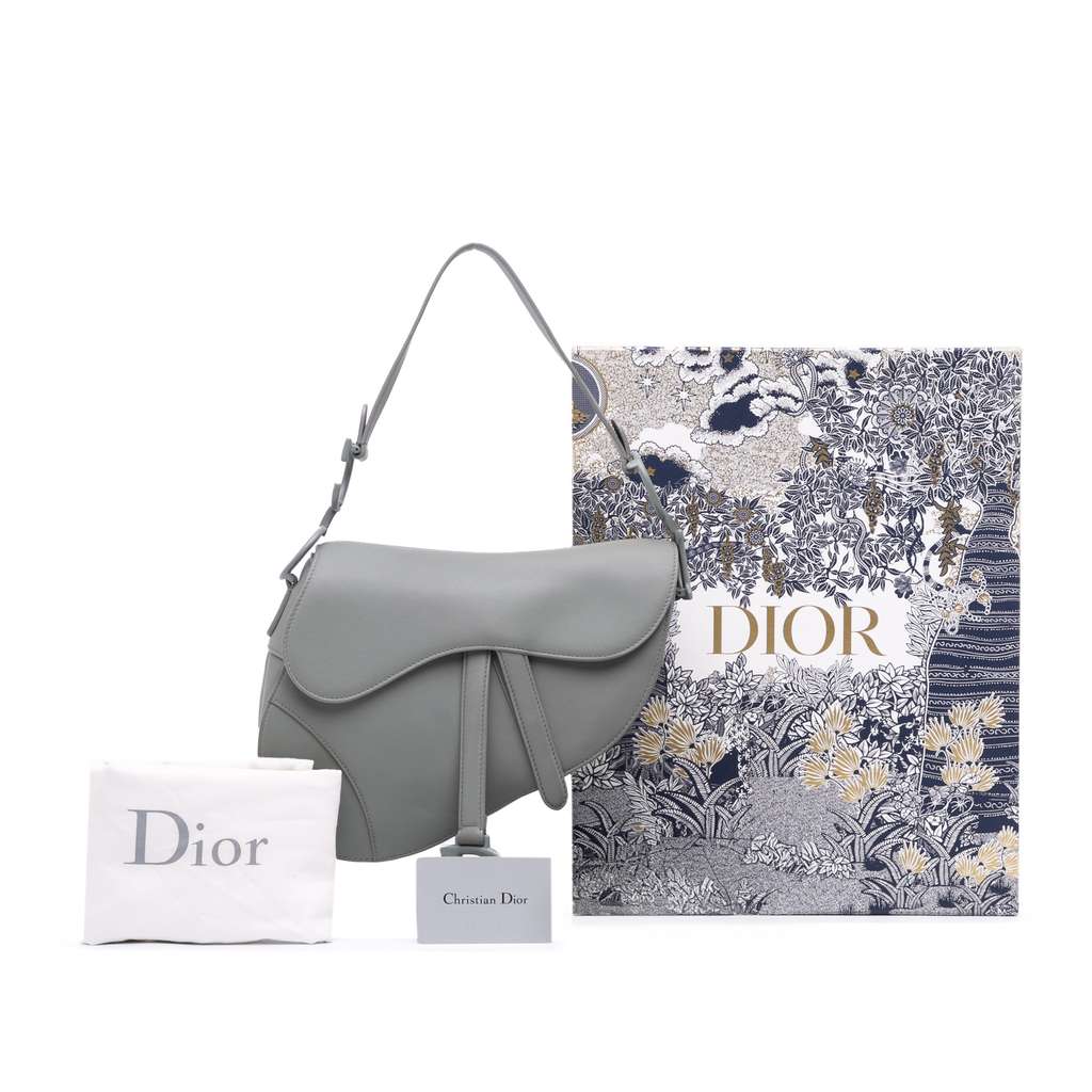 Dior Ultra Matte Calfskin Saddle Bag - Image 13