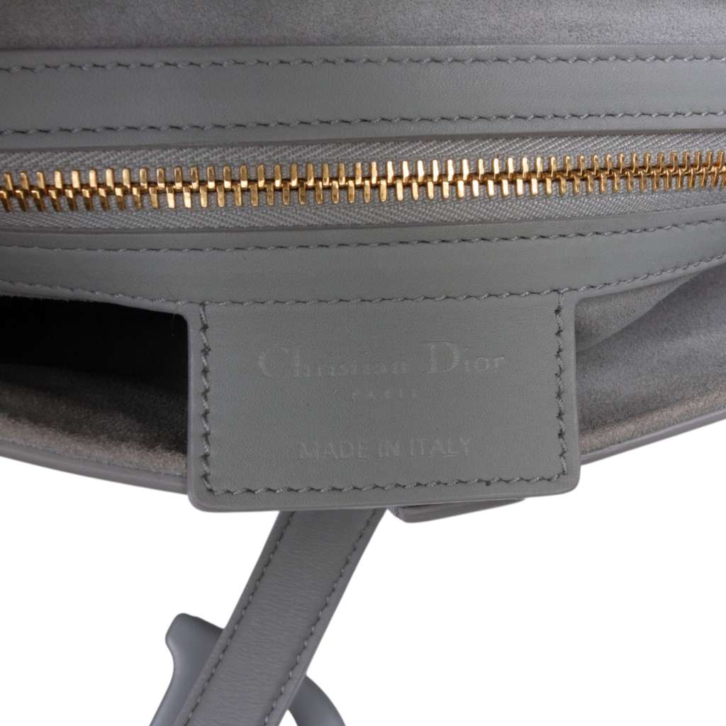 Dior Ultra Matte Calfskin Saddle Bag - Side view