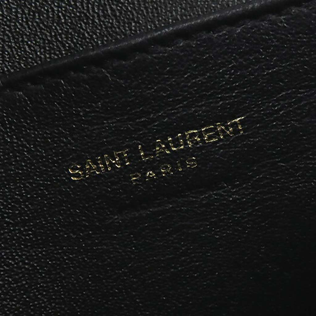 Saint Laurent Baby Leather Monogram Cabas Satchel - Side view