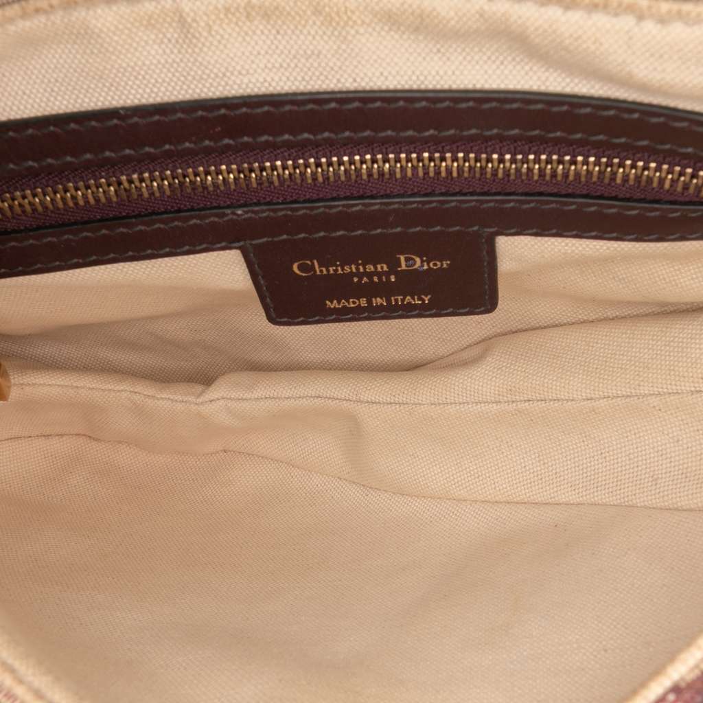 Dior Oblique Canvas Saddle Bag - 4