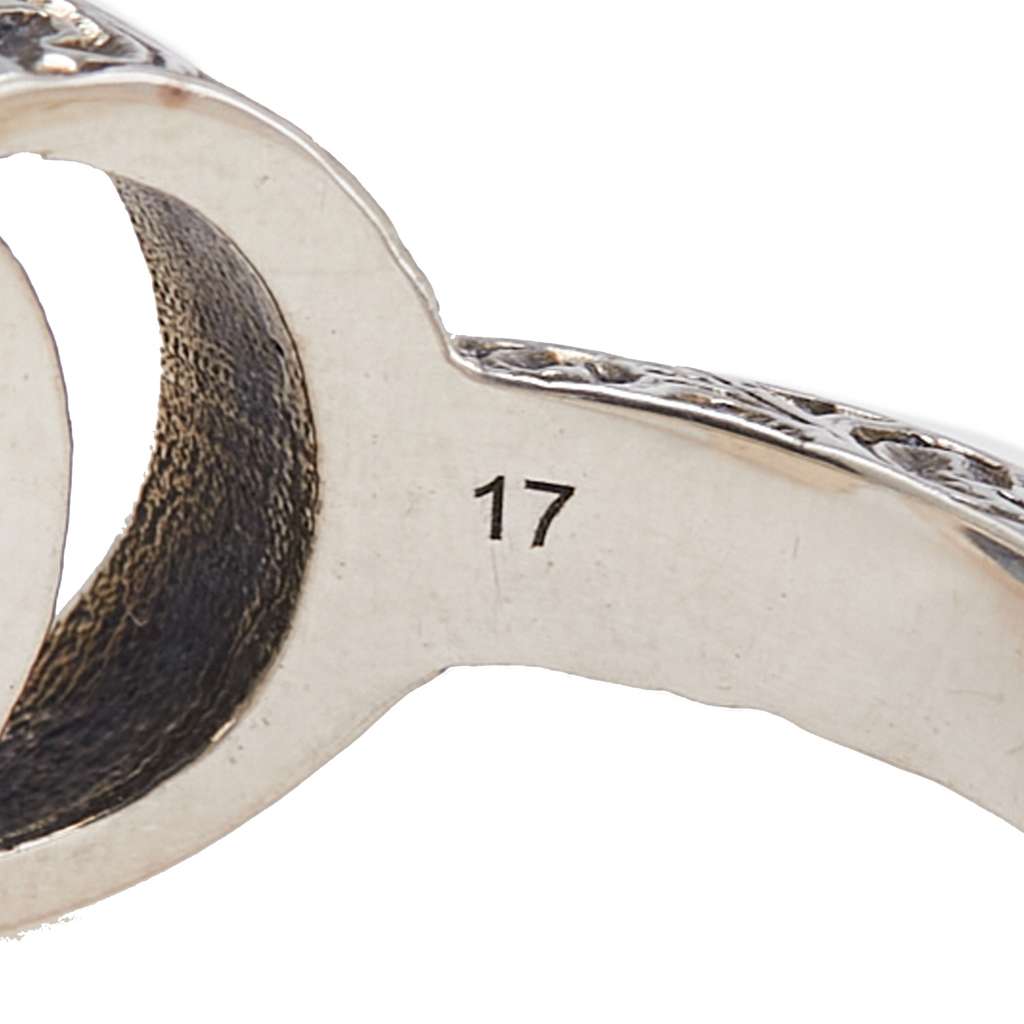 Gucci Sterling Silver GG Marmont Key Ring - 5