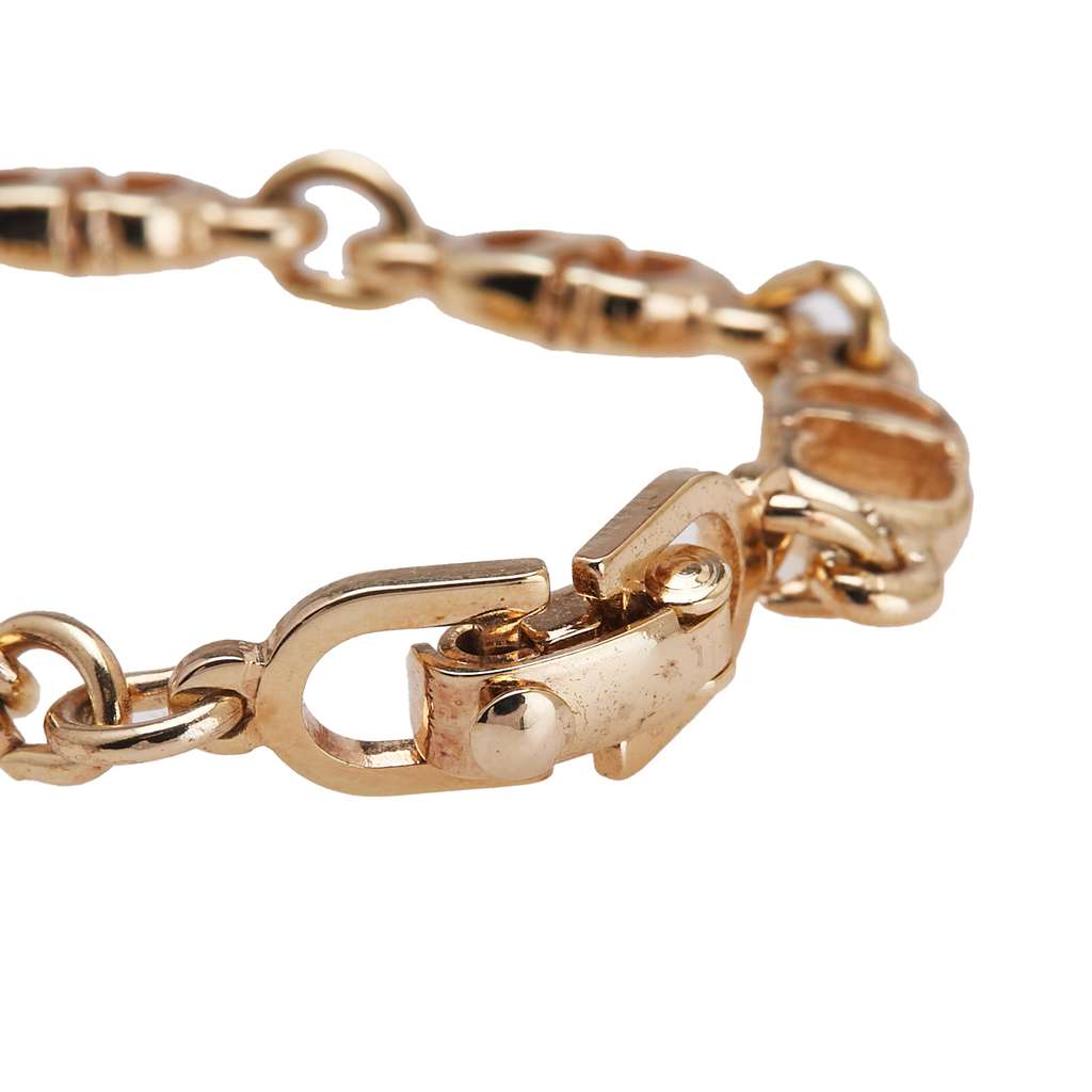 Dior Gold Plated CD Logo Chain Bracelet - 4