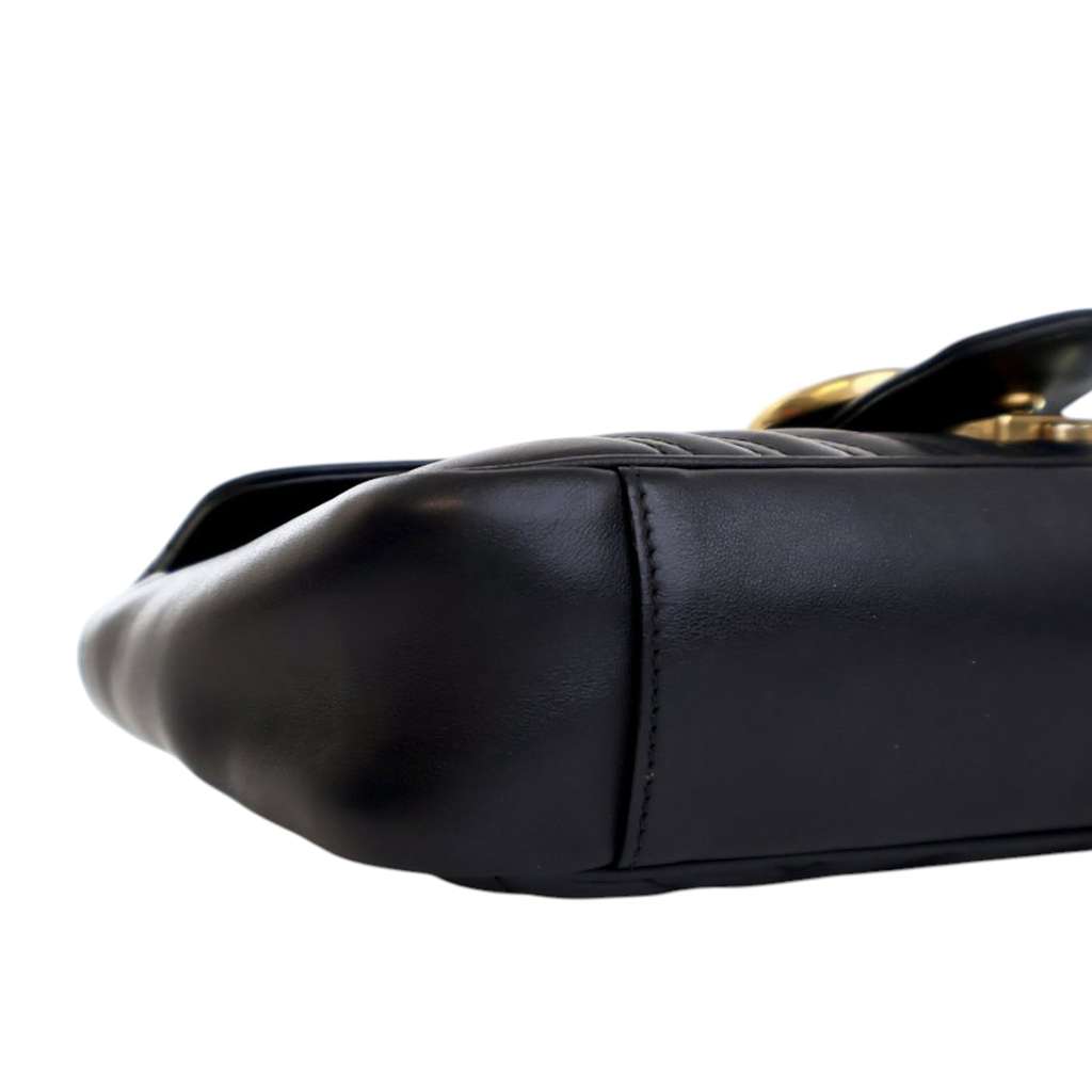 Gucci Medium GG Marmont Matelasse Leather Shoulder Bag - Image 13