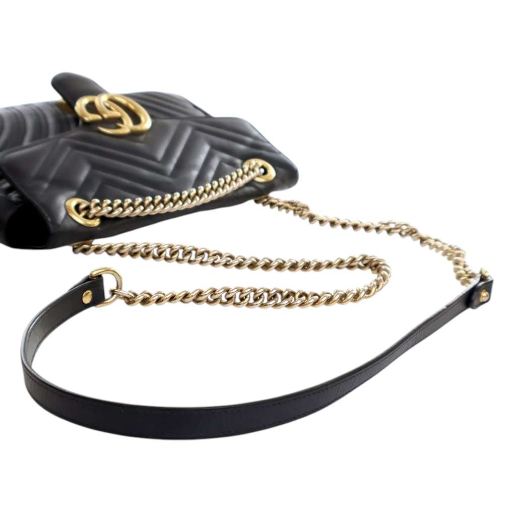 Gucci Medium GG Marmont Matelasse Leather Shoulder Bag - Image 14