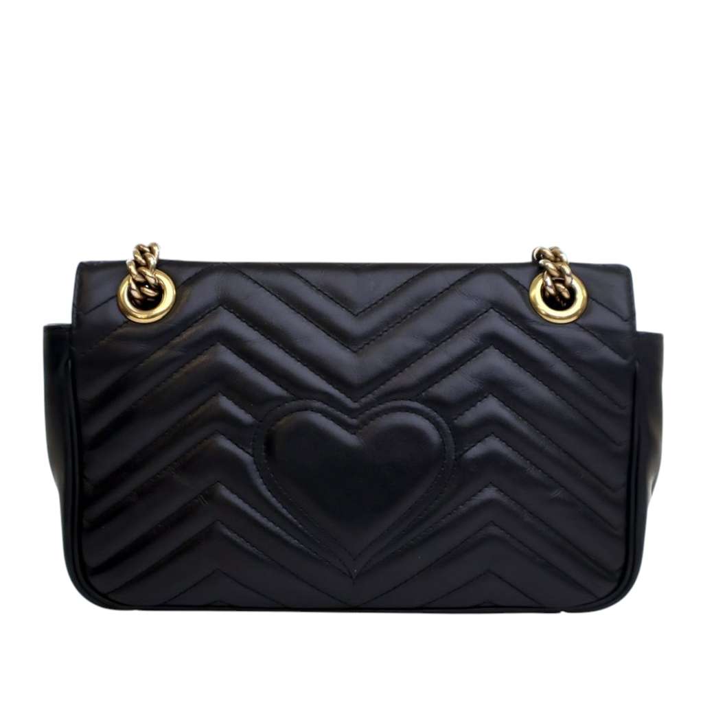 Gucci Medium GG Marmont Matelasse Leather Shoulder Bag - Image 6