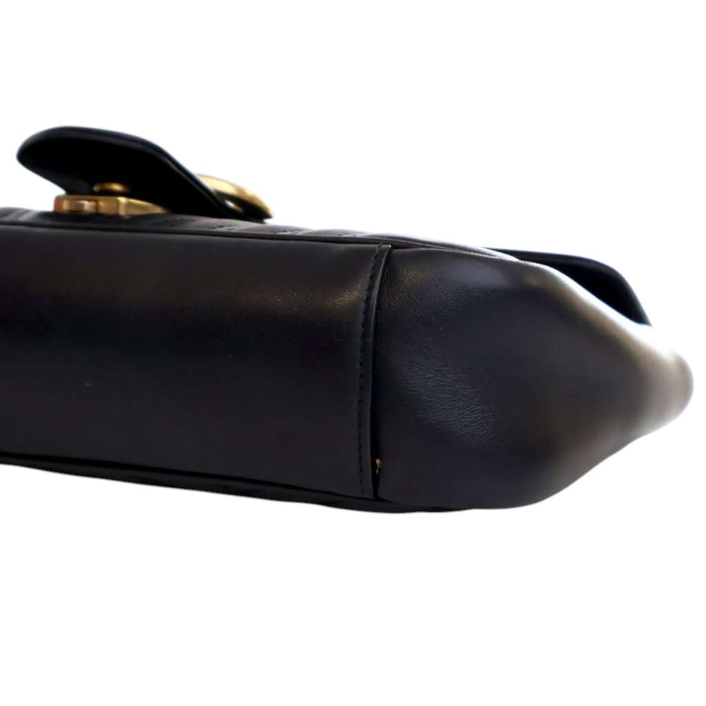 Gucci Medium GG Marmont Matelasse Leather Shoulder Bag - Image 12