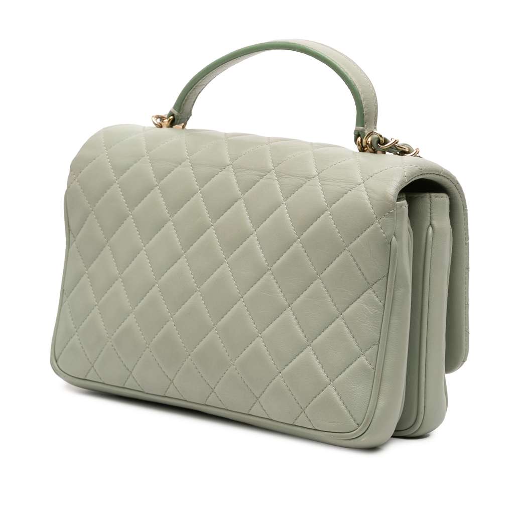 Chanel Small Quilted Lambskin Citizen Chic Flap - Back view
