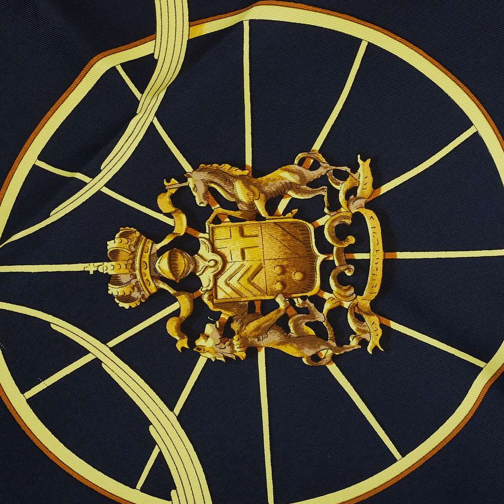 Hermès Springs Silk Scarf - Side view