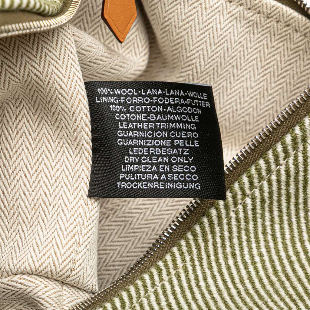 Hermès Large Wool Bride A Brac H Natte Case - Detail 1