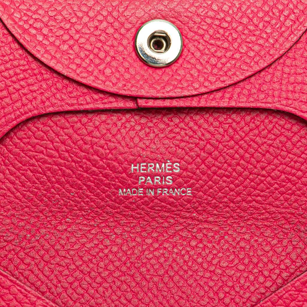 Hermès Epsom Bastia Coin Pouch - Side view