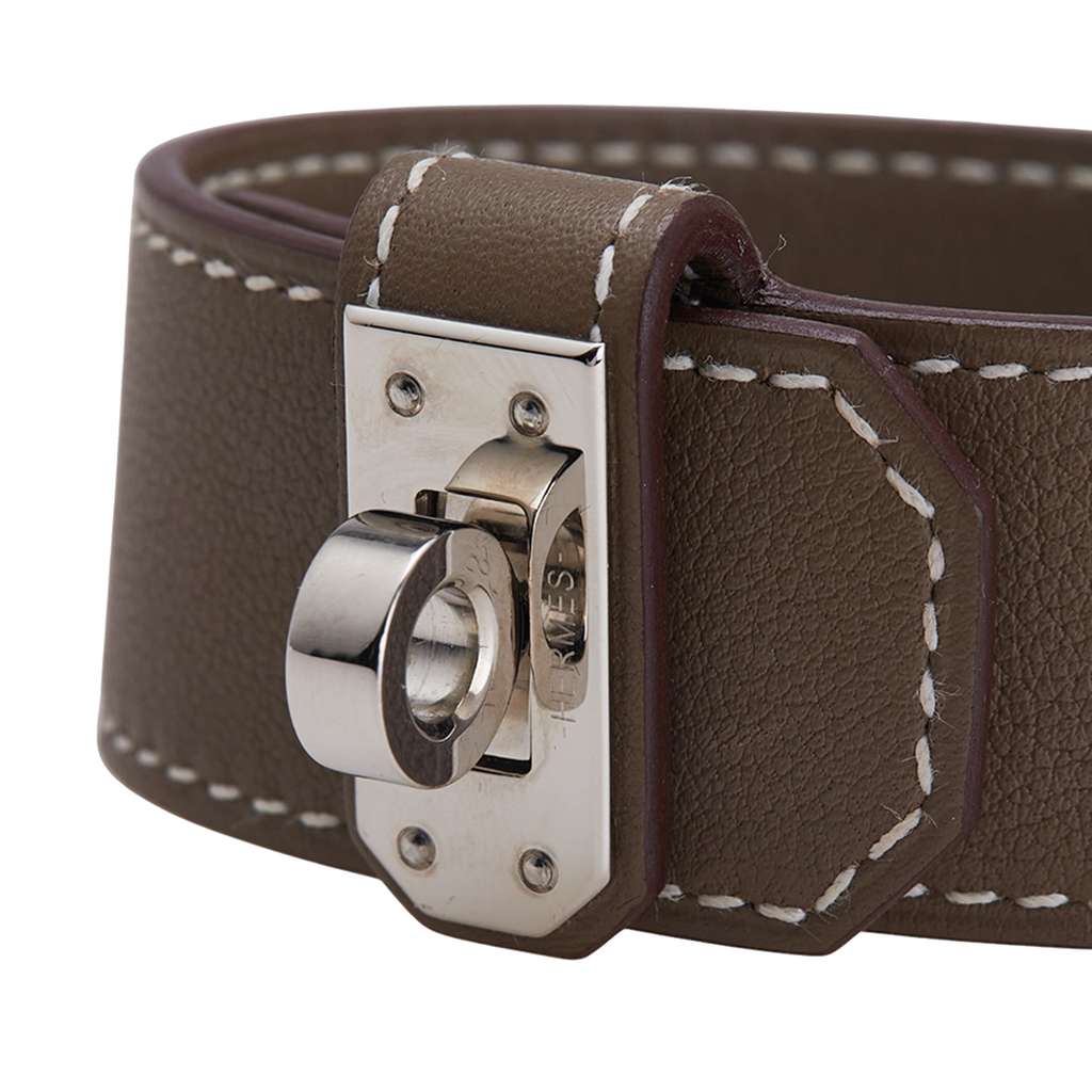 Hermès Small Chevre Chamkila Kelly Twist Bracelet - Detail 2