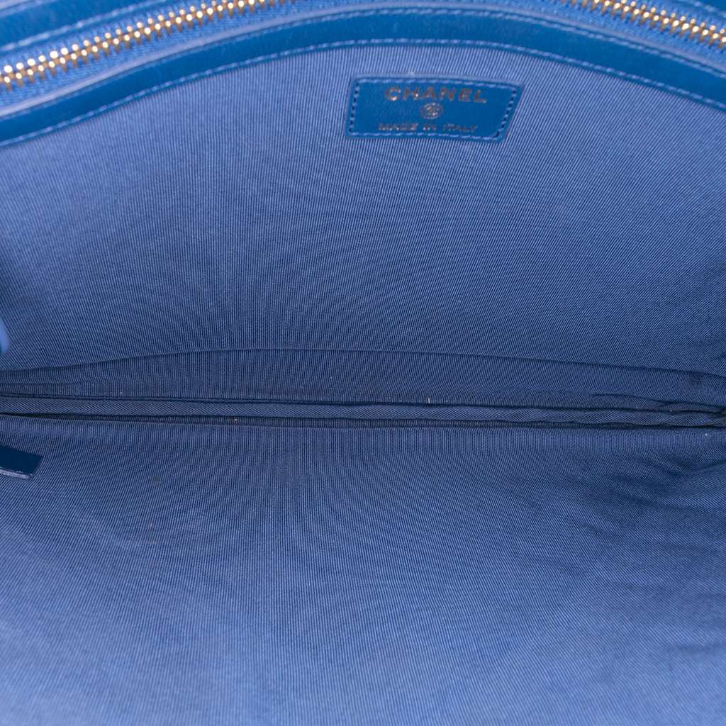 Chanel Large Quilted Lambskin O Case Clutch - 4