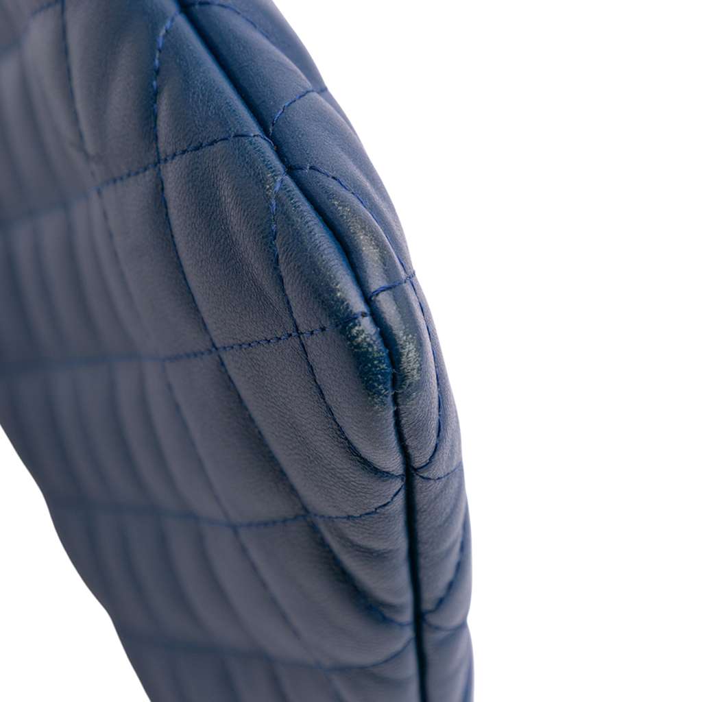 Chanel Large Quilted Lambskin O Case Clutch - Image 10