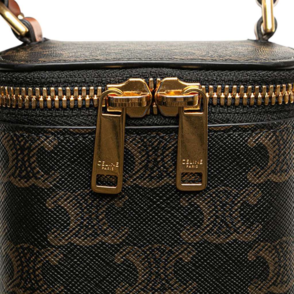 Celine Mini Triomphe Coated Canvas Vanity Case - Detail 2