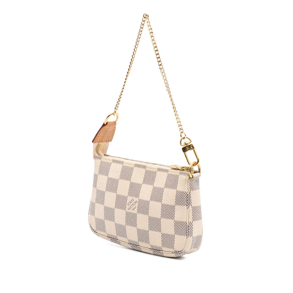 Louis Vuitton Damier Azur Mini Pochette Accessoires - Back view